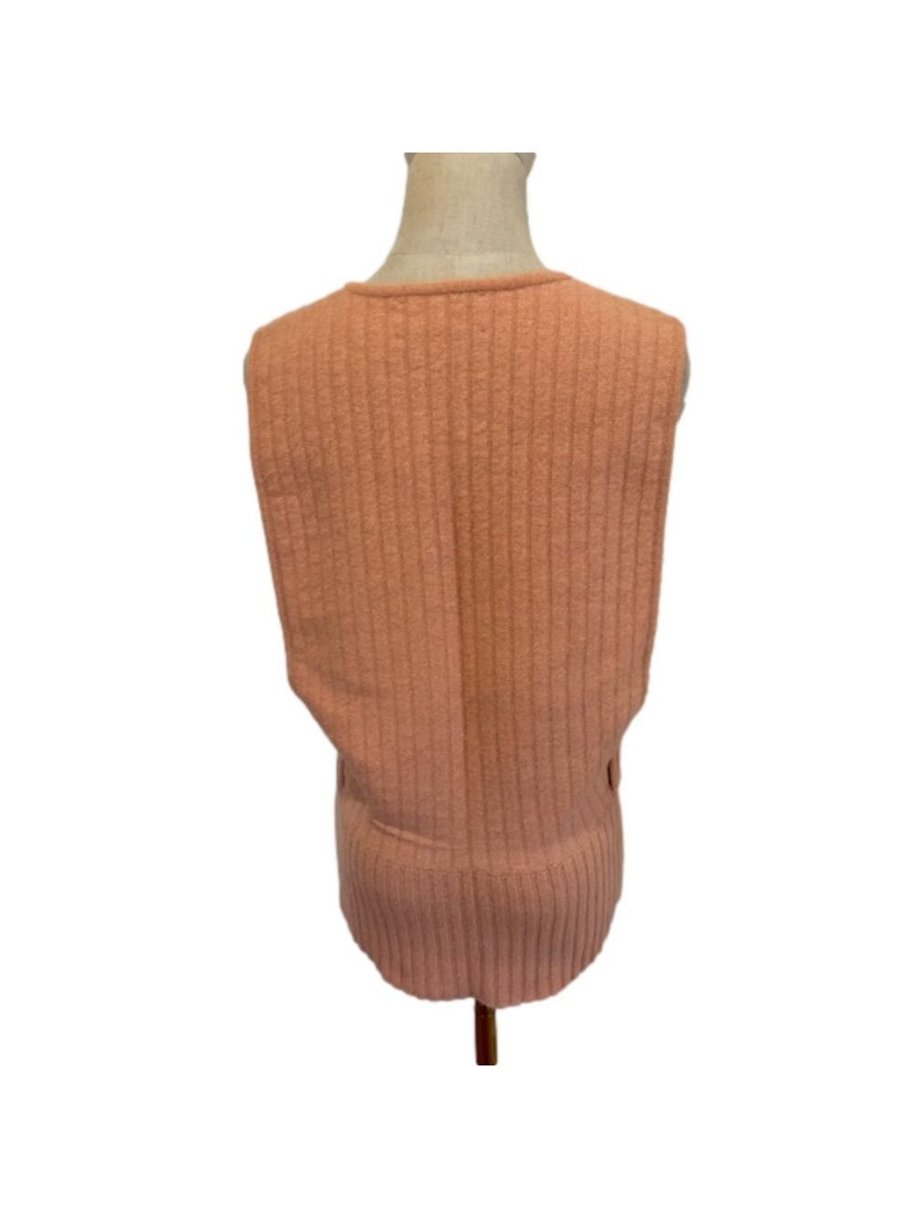 2PC ADRIENNE VITTADINI LAMBS WOOL ANGORA CARDIGAN & VEST VINTAGE LUXURY SZ M - Picture 6 of 16